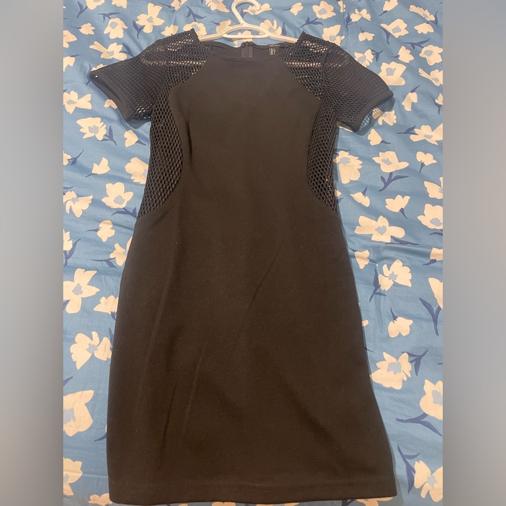 Black mesh dress